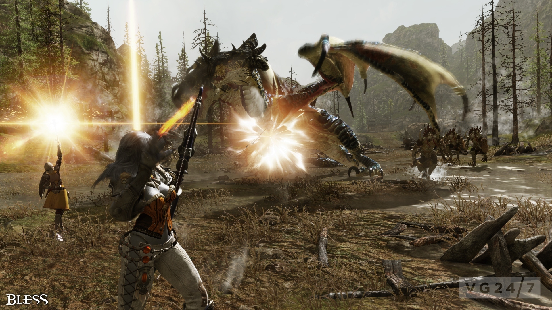 Bless Online screenshots show lovely locales, battles, creatures VG247
