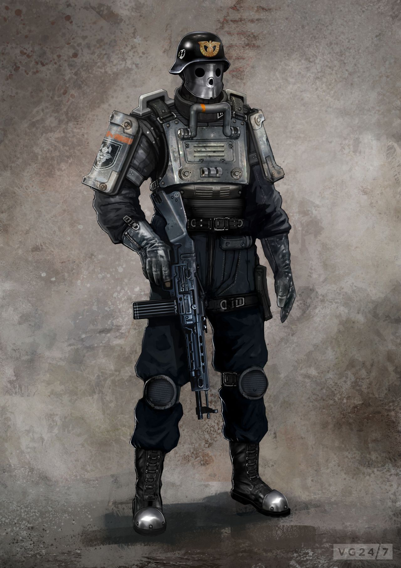 Wolfenstein The New Order concept art, screens released