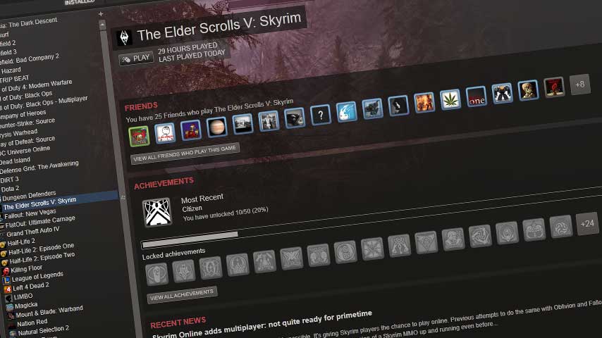 Hide your shameful gaming secrets with the new Steam beta client VG247