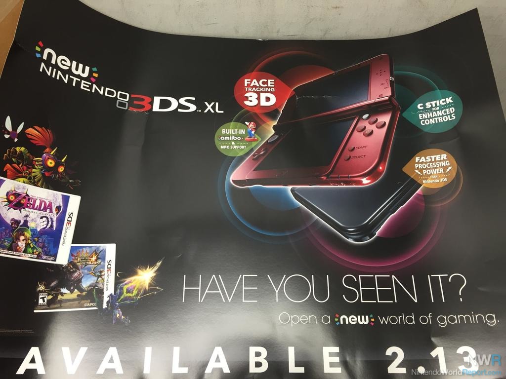 GameStop promotional material reveals New 3DS XL release date rumor