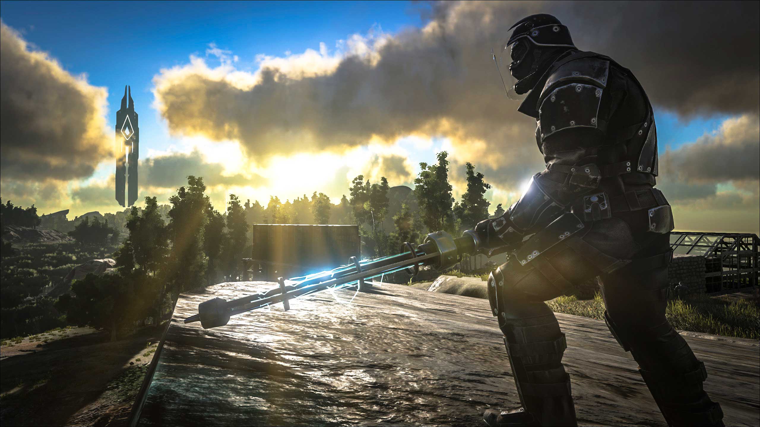 ARK Survival Evolved update adds threeseater Gallimimus, shock batons