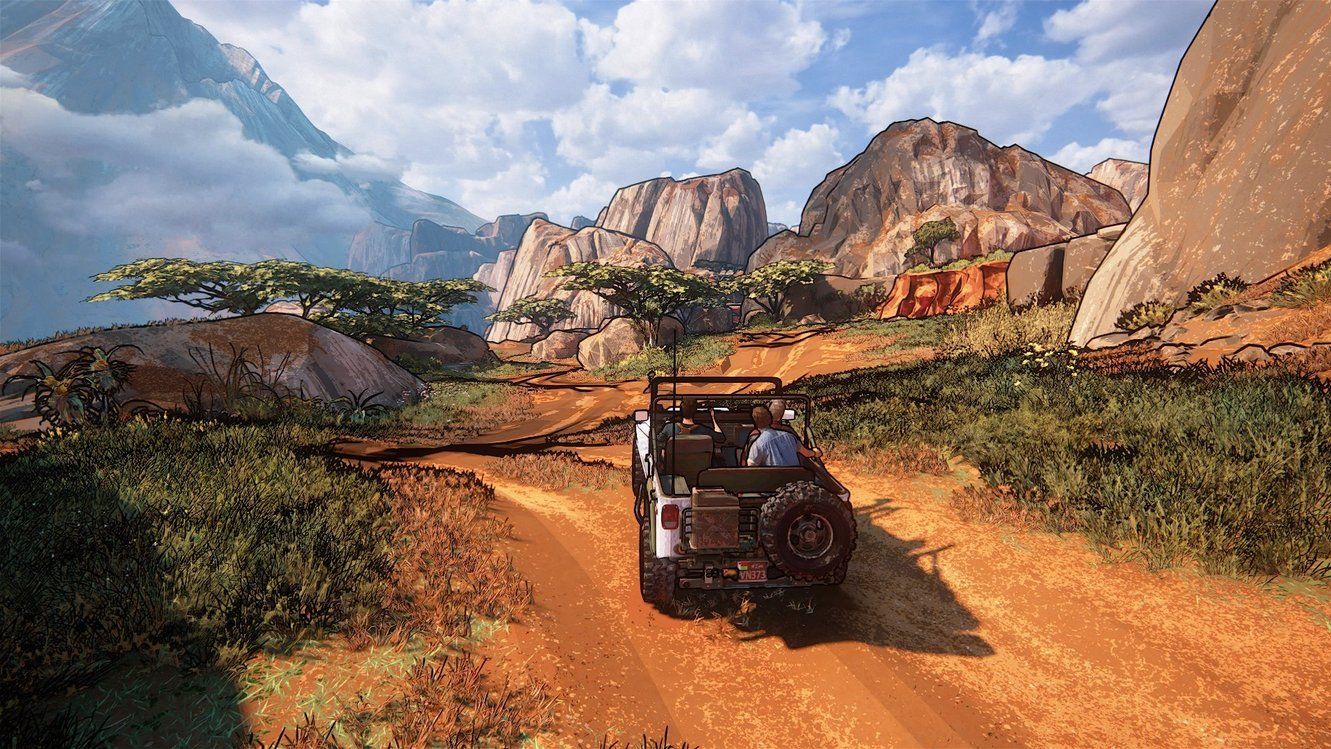 Uncharted 4 looks rather great using the celshading filter VG247