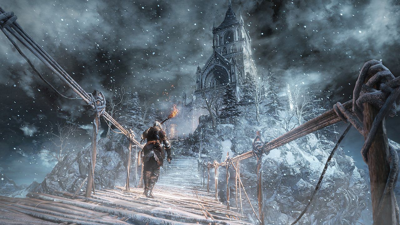 Dark Souls 3 Ashes of Ariandel walkthrough Chapel of Ariandel to