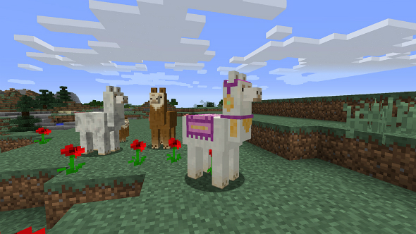 Minecraft Exploration update brings llamas and serious treasure hunting with it VG247