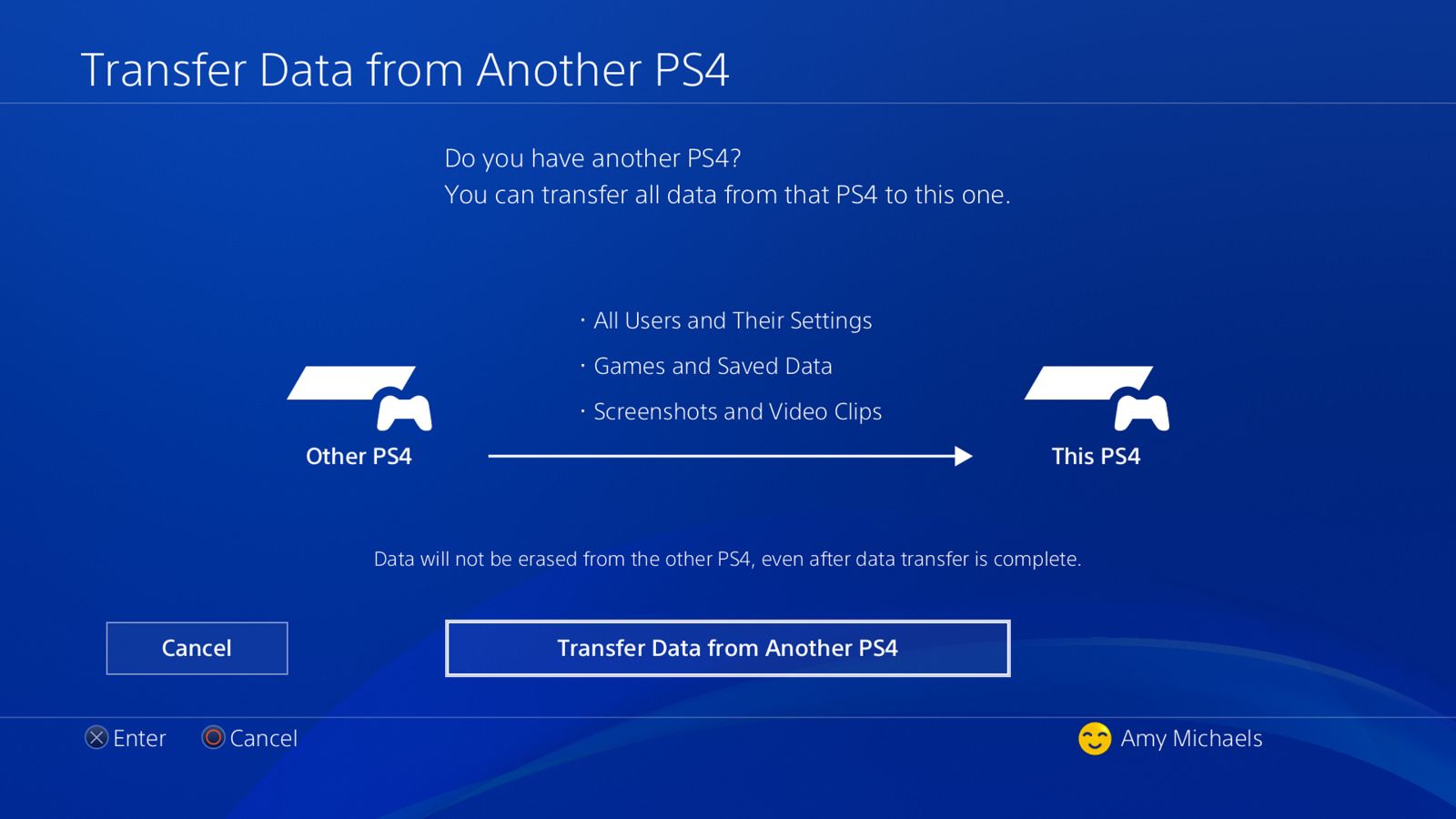 PS4 Pro how to transfer data from your old PS4 or SSD to the new