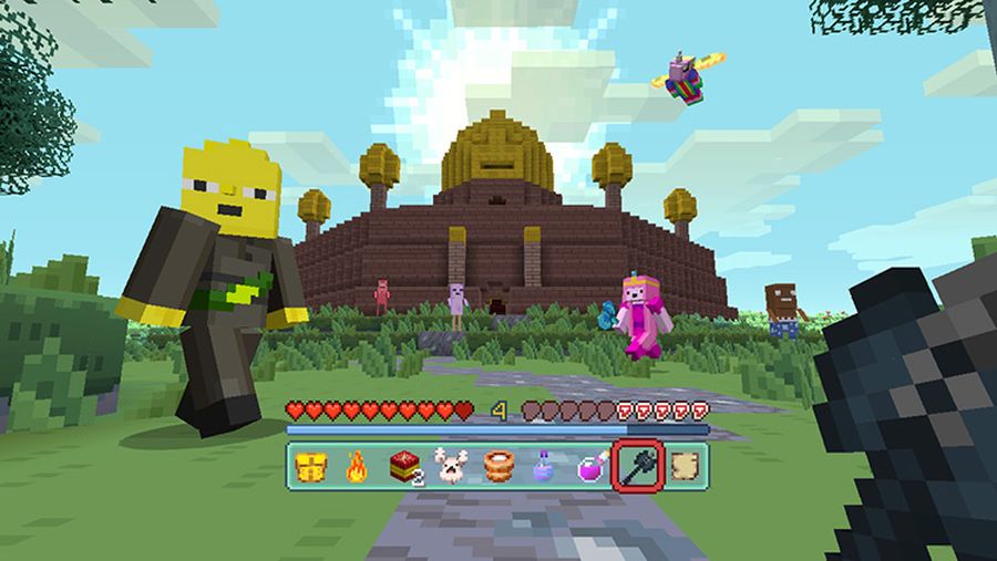 Minecraft Adventure Time Mash Up Pack out for console edition, Wii U