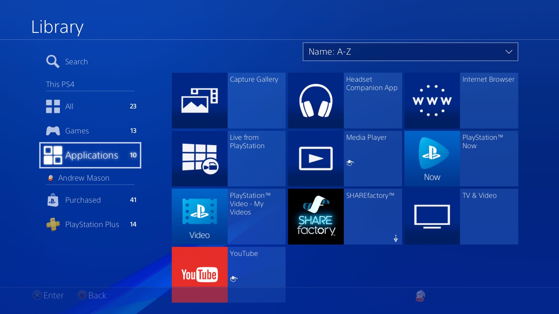 PS4 firmware 5.50 new features include library UI updates