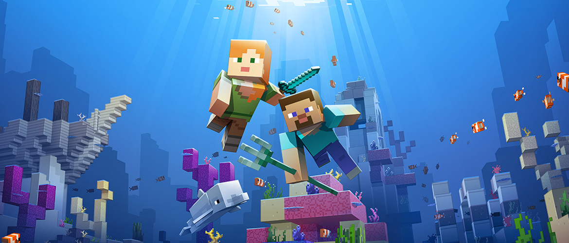 Phase two of the Minecraft Aquatic update has arrived