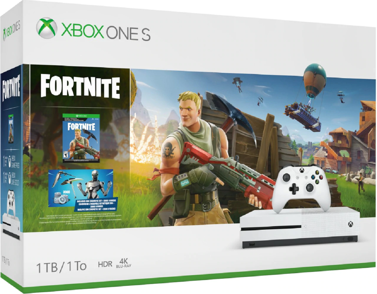 Black Friday deal Xbox One S 1TB Fortnite bundle with Red Dead