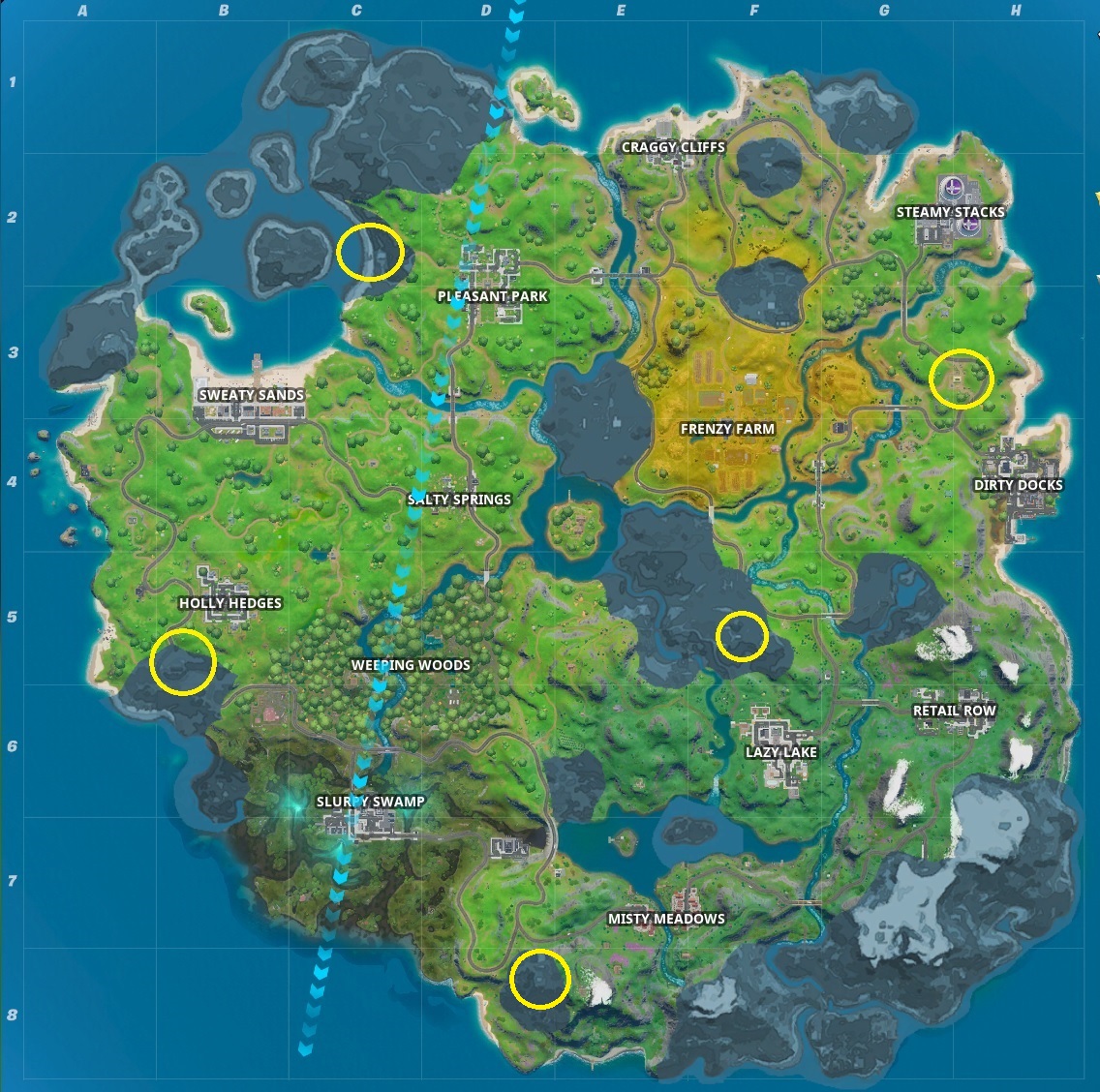 Fortnite Chapter 2 Where to find E.G.O. outposts
