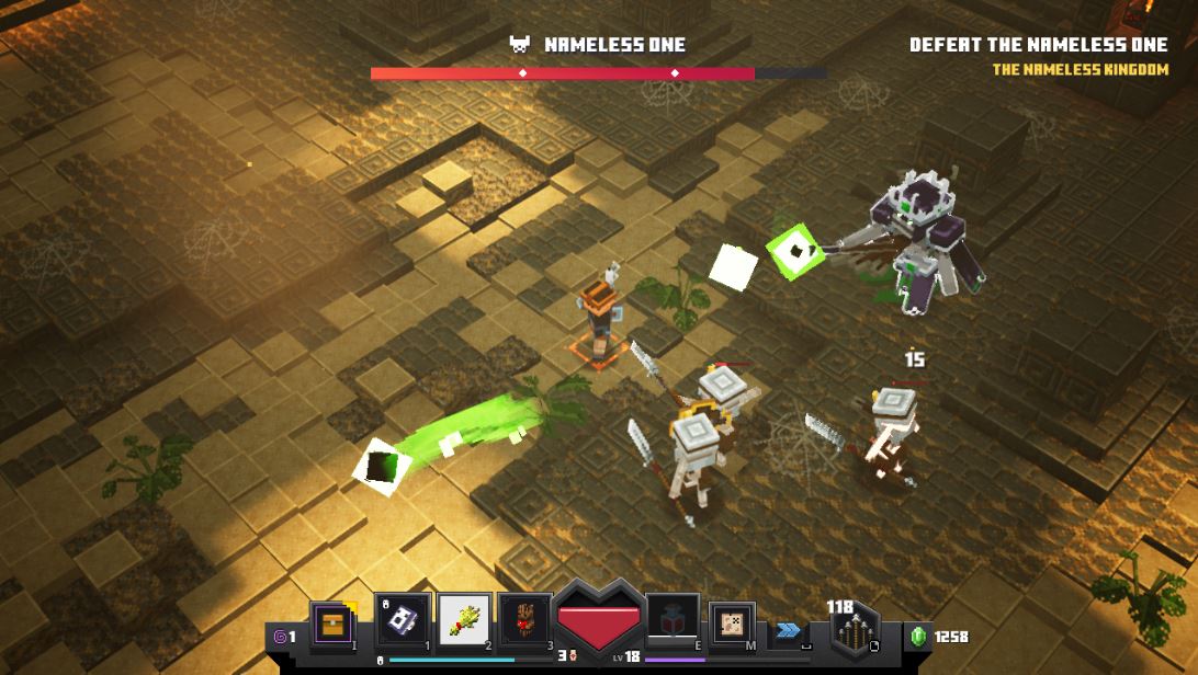 How to beat the Nameless One boss in Minecraft Dungeons VG247