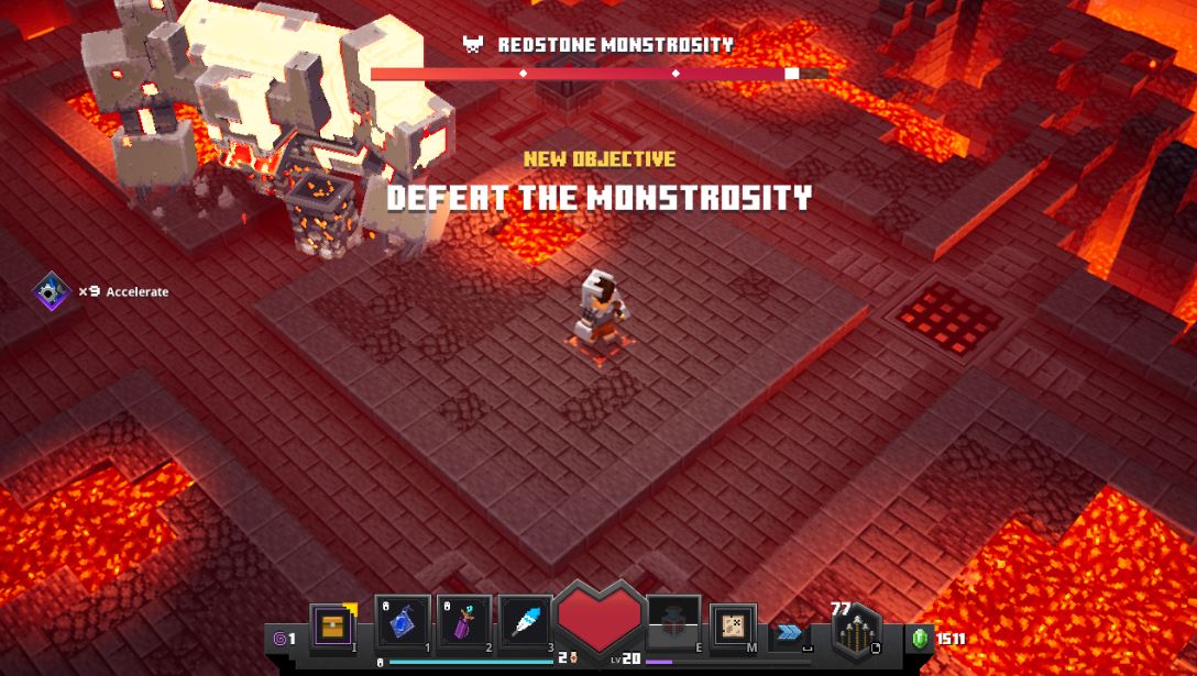Minecraft Dungeons How to beat the Redstone Monstrosity and Golems VG247