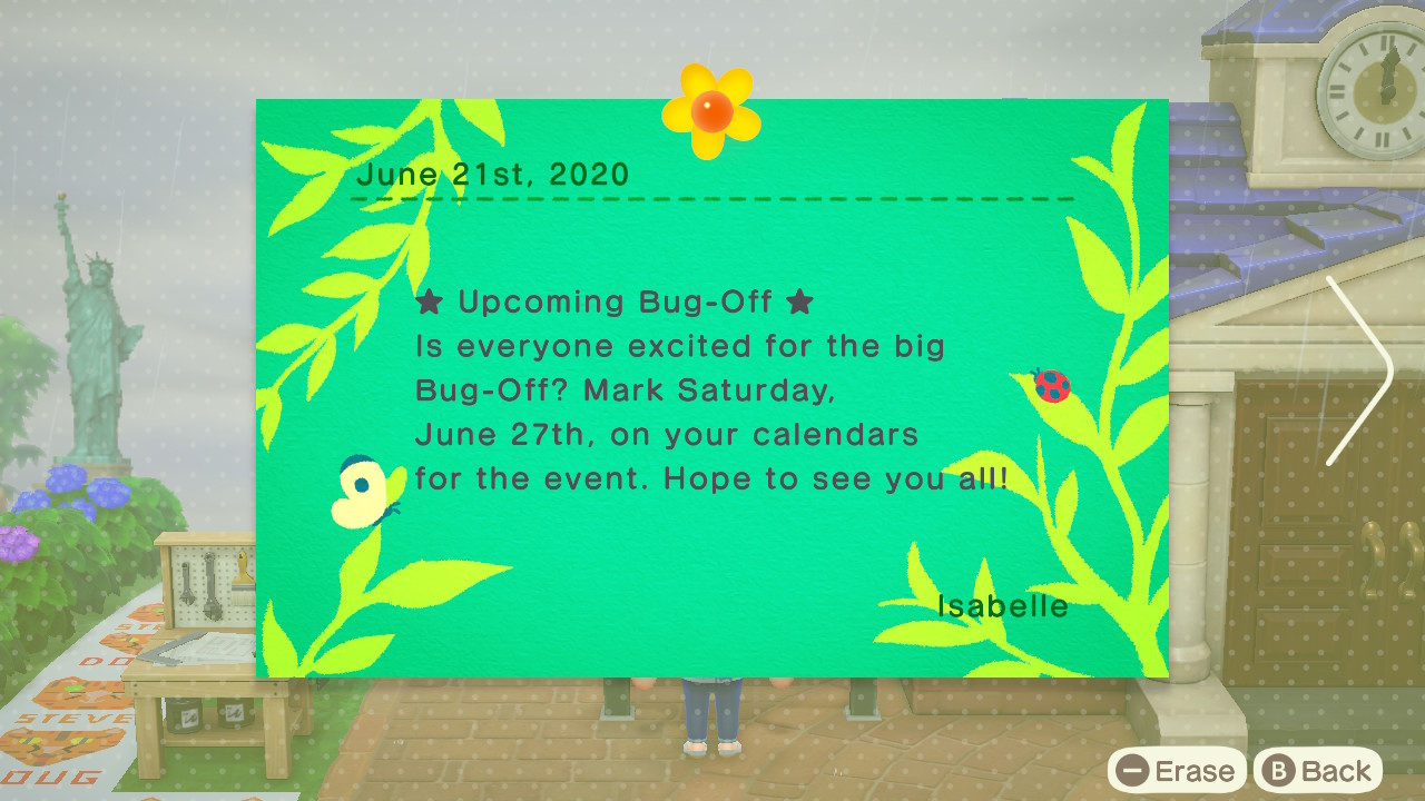 Animal Crossing New Horizons Bug Off Tourney Trophies, Prizes, and