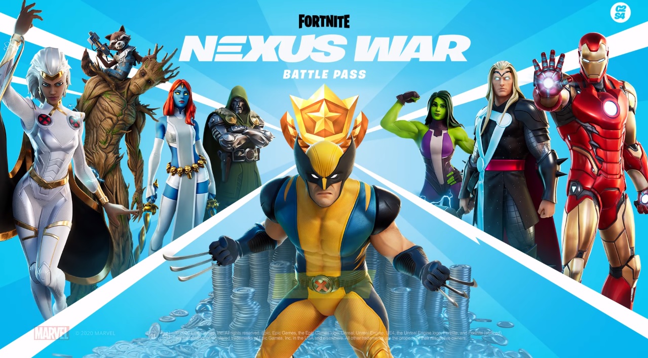 Fortnite Chapter 2 Season 4 Marvel Legends Battle Pass skins Thor