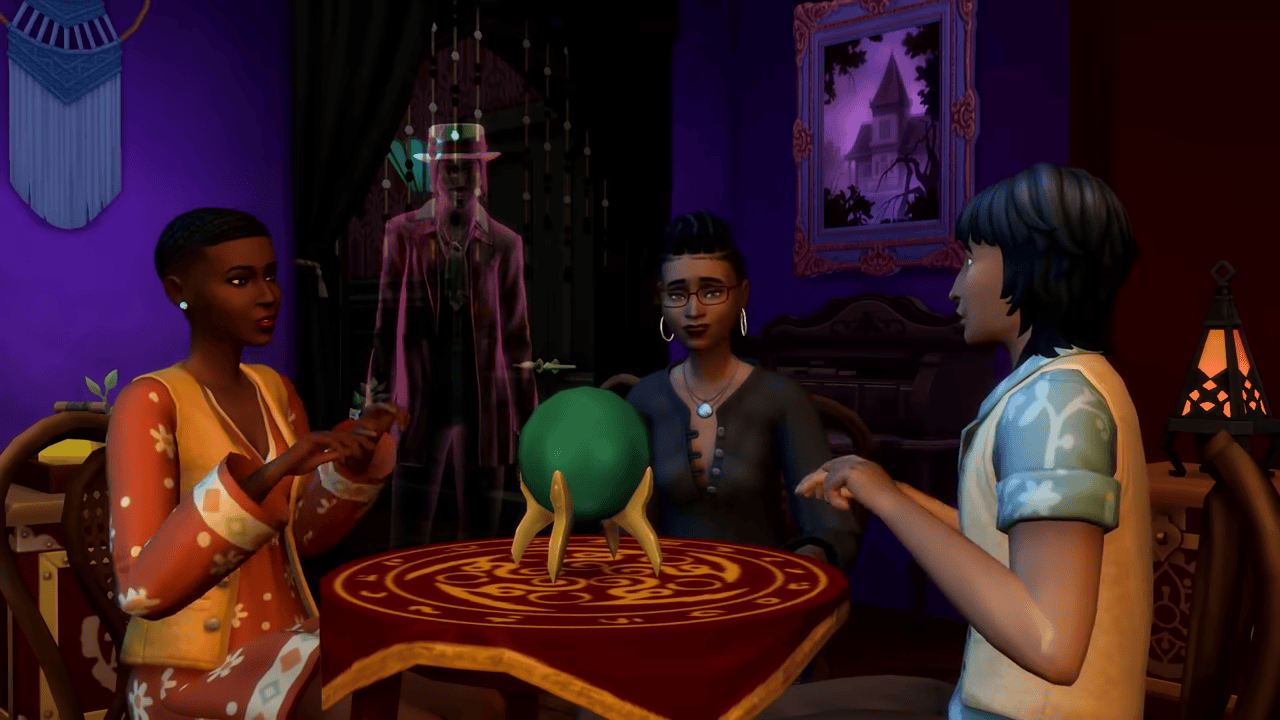 The Sims 4 Paranormal How to summon Guidry the Ghost Summoning Guidry, Bonehilda, and more