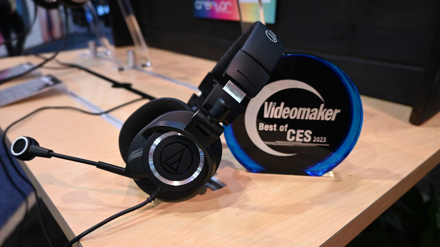 CES 2023 AudioTechnica M50xSTS wins Best Headset Videomaker