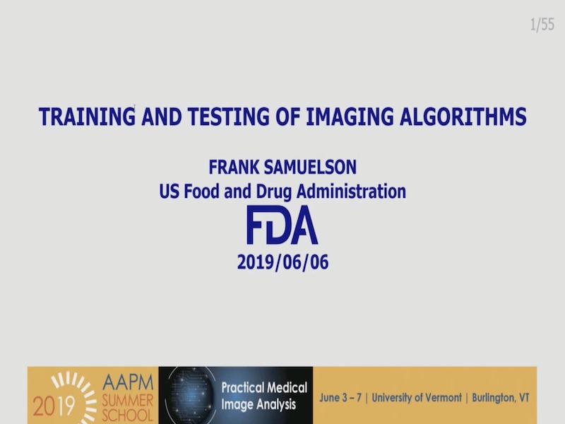 AAPM VLFeature Analysis/Evaluation