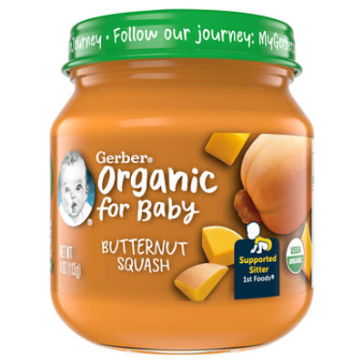 Gerber 1st Foods Organic for Baby Butternut Squash Supported Sitter