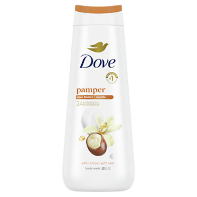 Dove Pampering Shea Butter & Vanilla Body Wash, 20 fl oz