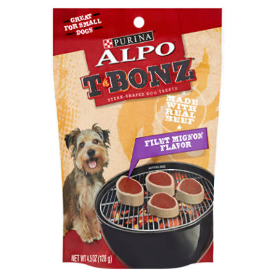 Alpo TBonz Filet Mignon Flavor SteakShaped, Dog Treats