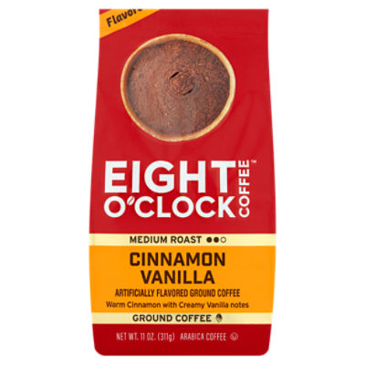 Eight O'Clock Coffee Medium Roast Cinnamon Vanilla Ground Arabica