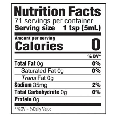 Tabasco Nutrition Label Besto Blog