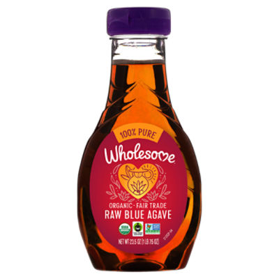 Wholesome Organic Fair Trade Raw Blue Agave, 23.5 oz ShopRite