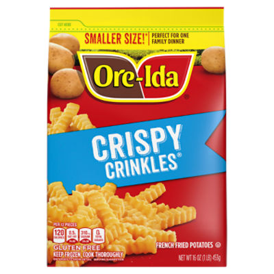 OreIda Golden Crinkles French Fried Potatoes, 16 oz