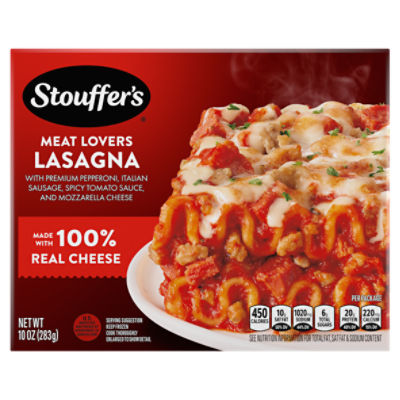 Stouffer's Meat Lovers Lasagna, 10 oz The Fresh Grocer
