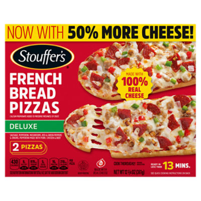 Stouffer's Deluxe French Bread, Pizzas