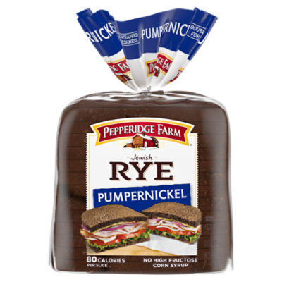 Pepperidge Farm Jewish Pumpernickel Dark Pump Bread, 16 oz. Loaf Fairway