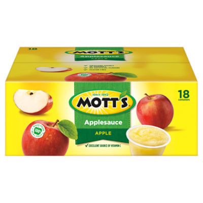 Mott's Apple Applesauce, 4.0 oz, 18 count ShopRite