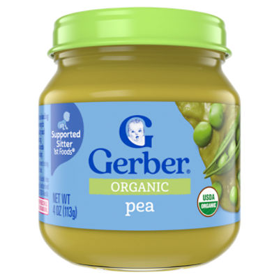 Gerber 1st Foods Pea Supported Sitter, Baby Food