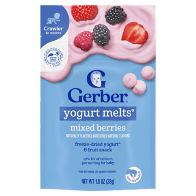 Gerber Mixed Berries Yogurt Melts, 1 Oz