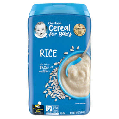 Gerber 1st Foods Rice Supported Sitter, Baby Food