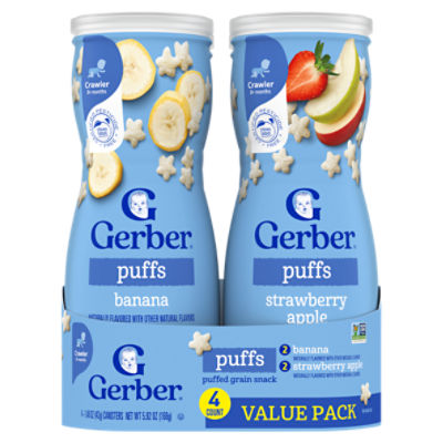 GERBER® PUFFS, Blueberry Vanilla, Baby Snacks, 42 G lupon.gov.ph