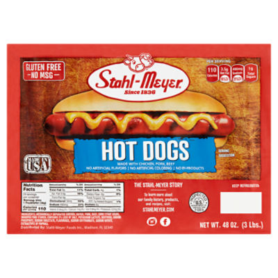 StahlMeyer Hot Dogs, 24 count, 48 oz ShopRite