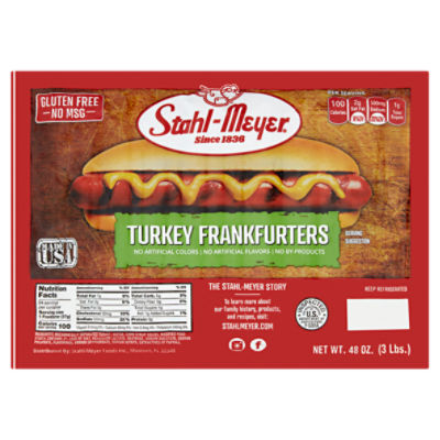 StahlMeyer Turkey Frankfurters, 48 oz