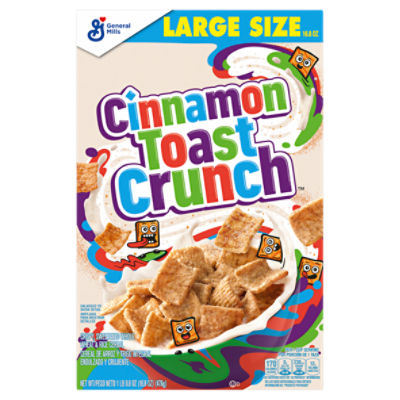 Cinnamon Toast Crunch Crispy, Sweetened Whole Wheat & Rice, Cereal
