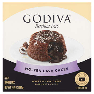 Godiva Molten Lava Cakes, Baking Mix