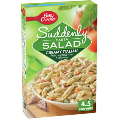 Betty Crocker Suddenly Pasta Salad Creamy Italian Pasta Salad Mix, 8.3