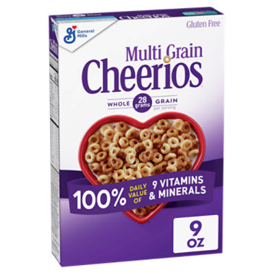 Cheerios Whole Grains MultiGrain Cereal, Oz Box, 2/Pack, 47 OFF