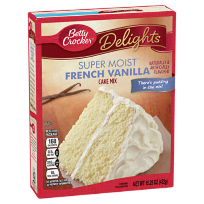Betty Crocker Super Moist French Vanilla, Cake Mix