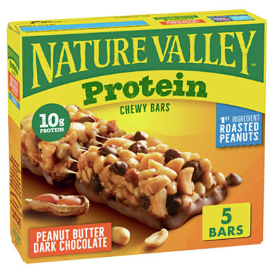 Nature Valley Peanut Butter Dark Chocolate Protein Chewy Bars, 1.42 oz
