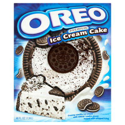 Oreo Premium Creamy Vanilla Ice Cream Cake, 46 fl oz ShopRite