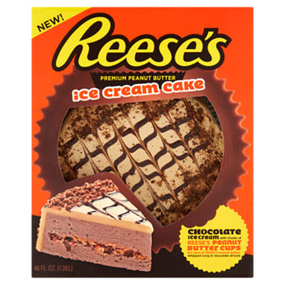 Reese's Premium Peanut Butter Ice Cream Cake, 46 fl oz ShopRite