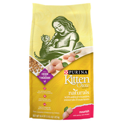Purina Kitten Chow Natural, High Protein Dry Kitten Food, Naturals