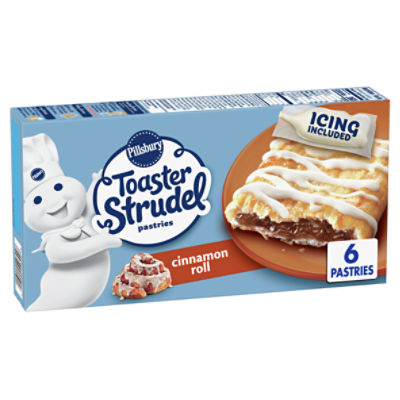 Pillsbury Toaster Strudel Cinnamon Roll Toaster Pastries, 6 count, 11.7
