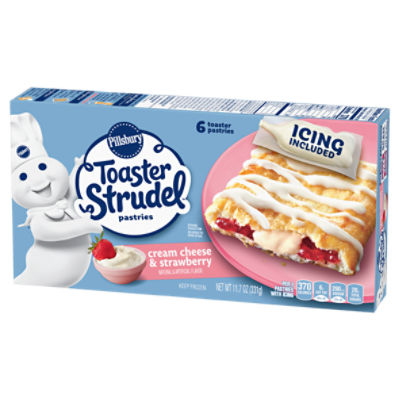Pillsbury Toaster Strudel Pastries, Strawberry, 56 OFF