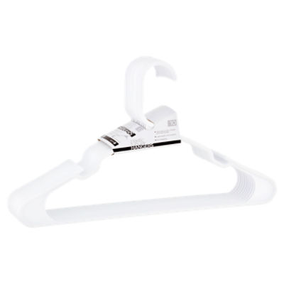 Merrick Plastic Tubular Hangers, 10 count